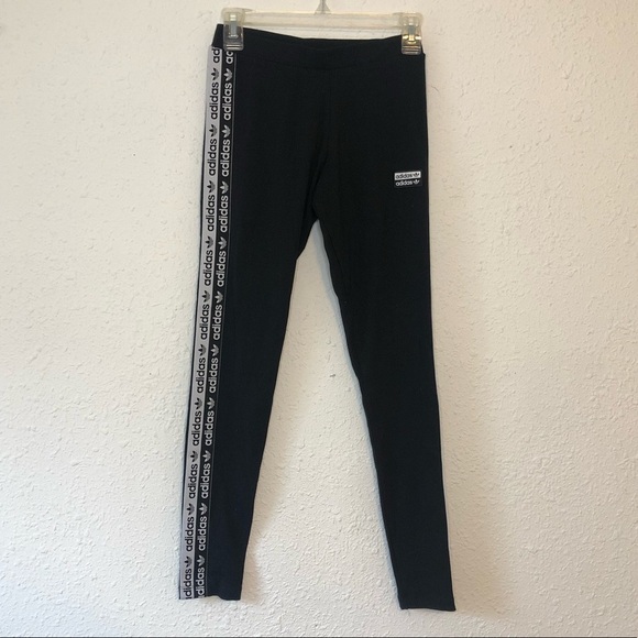 Adidas Tape Tights/Leggings Black Leggings Small - Picture 2 of 6